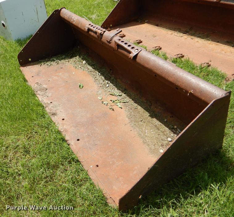 image for item FQ9876 (2) skid steer buckets