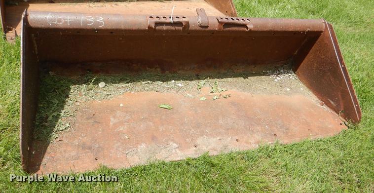 image for item FQ9876 (2) skid steer buckets