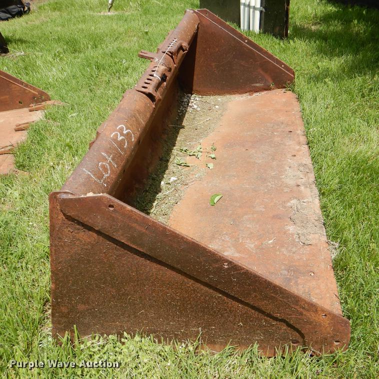 image for item FQ9876 (2) skid steer buckets