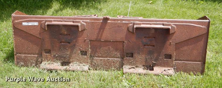 image for item FQ9876 (2) skid steer buckets