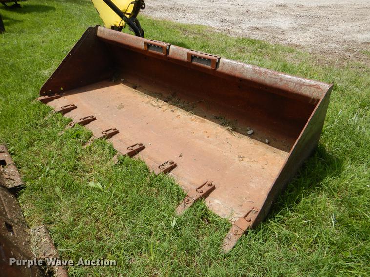 image for item FQ9876 (2) skid steer buckets