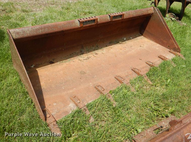 image for item FQ9876 (2) skid steer buckets