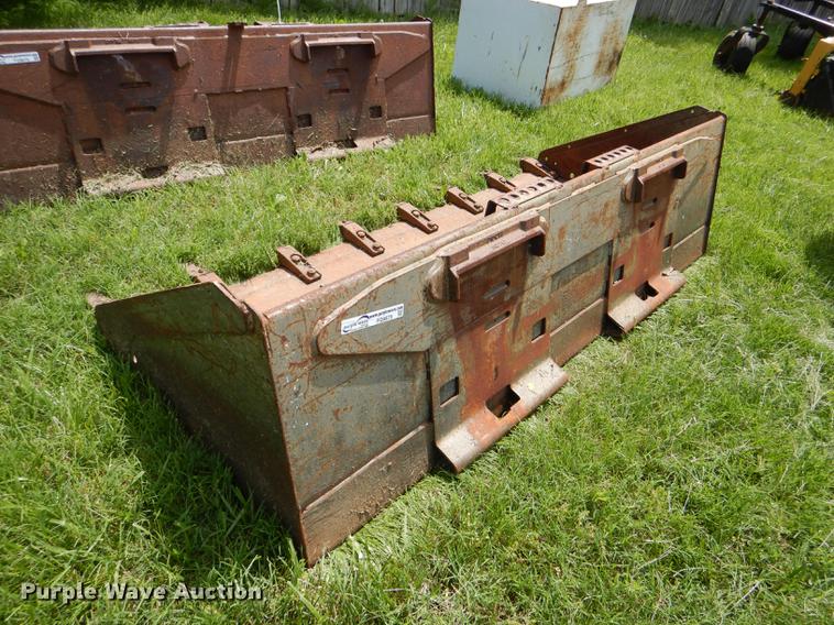 image for item FQ9876 (2) skid steer buckets