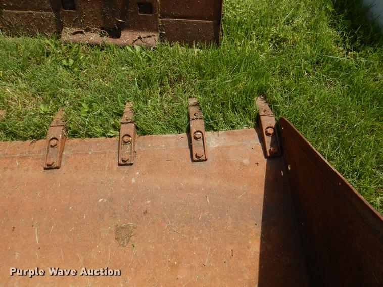 image for item FQ9876 (2) skid steer buckets