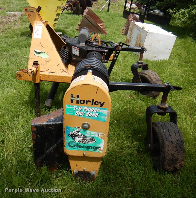 Glenmac Harley T6 box rake in Shawnee, KS Item FQ9879 sold Purple Wave