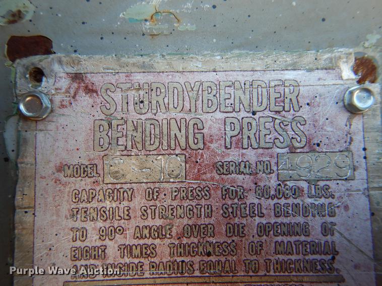 image for item FT9523 Sturdybender C-10 bender