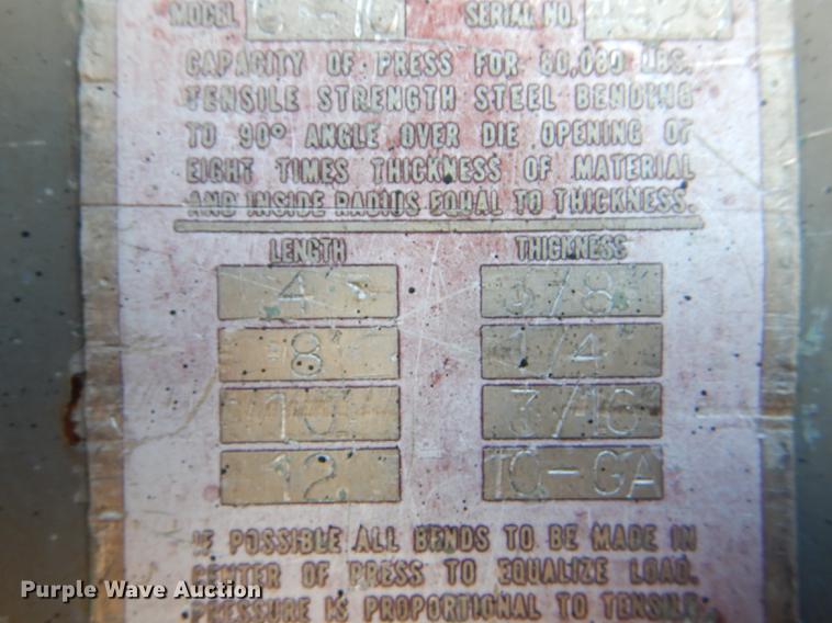 image for item FT9523 Sturdybender C-10 bender