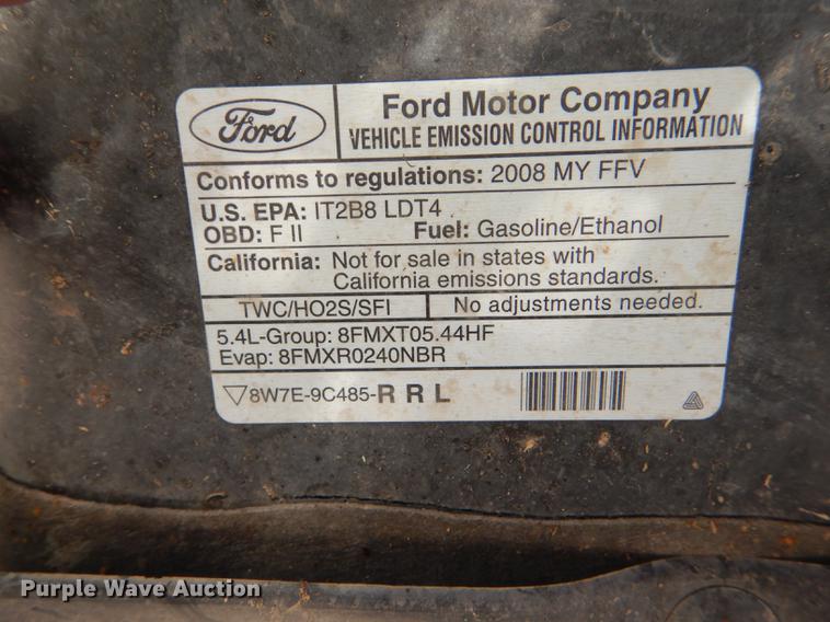 image for item FT9539 2008 Ford F150 XLT SuperCrew pickup truck