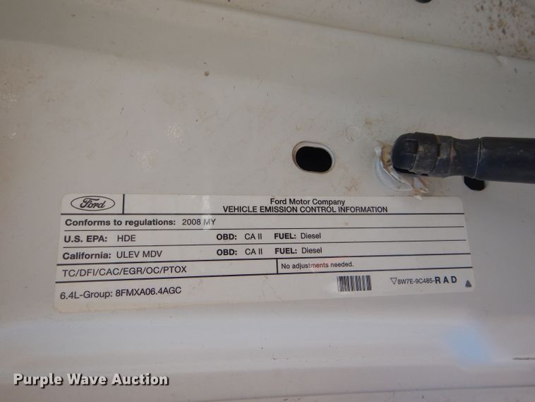 image for item FT9545 2008 Ford F250 Super Duty XLT SuperCab pickup truck