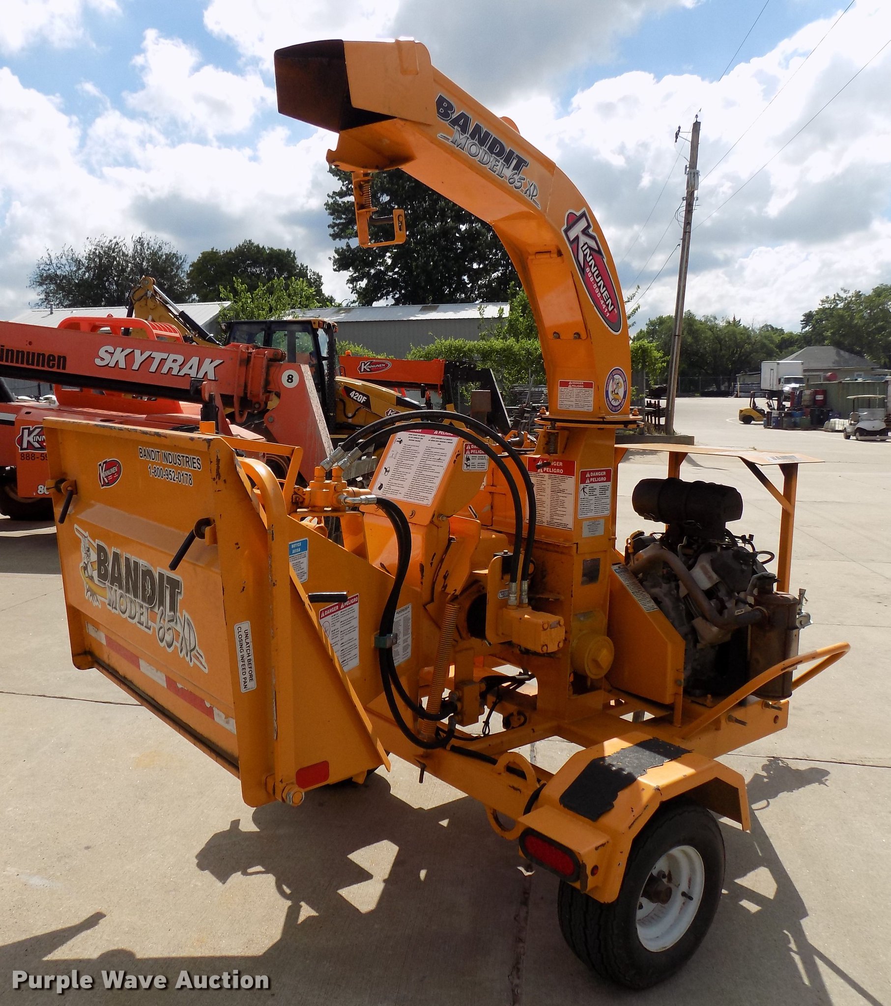 2014 Bandit 65XP wood chipper in Stillwater, OK Item FJ9316 sold