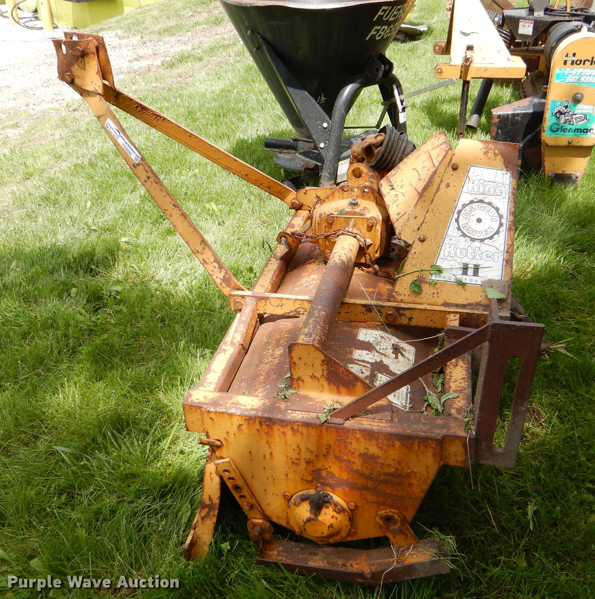 King Kutter II tiller in Shawnee, KS Item FQ9880 sold Purple Wave
