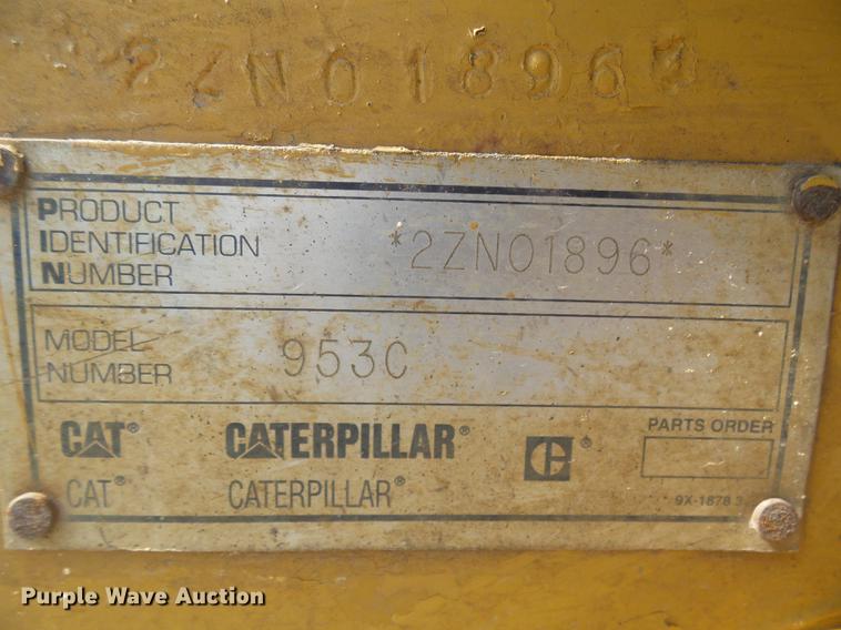 image for item DB2183 1998 Caterpillar 953C track loader