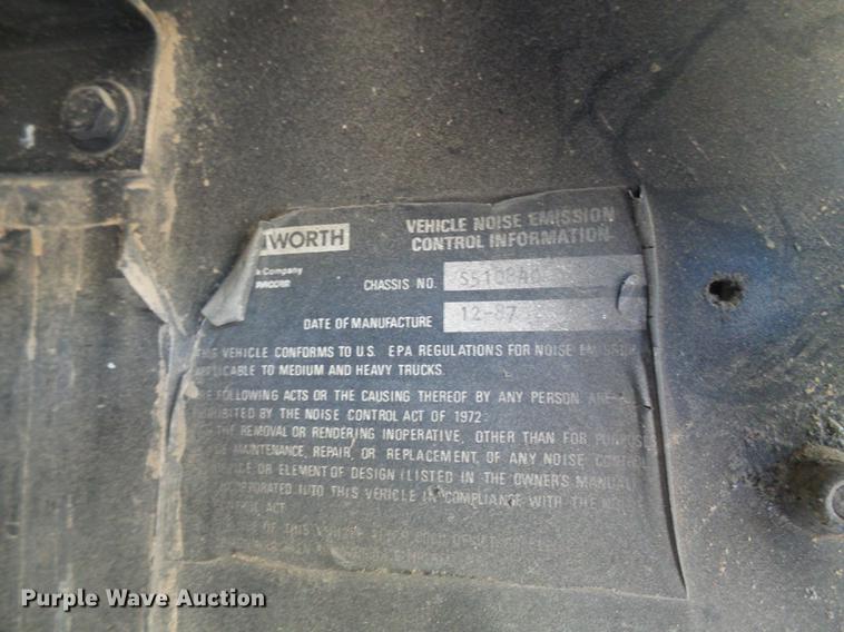 image for item DB2184 1988 Kenworth T800 dump truck