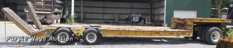 image for item DB2185 2003 Load Craft lowboy equipment trailer
