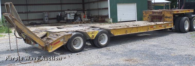 image for item DB2185 2003 Load Craft lowboy equipment trailer