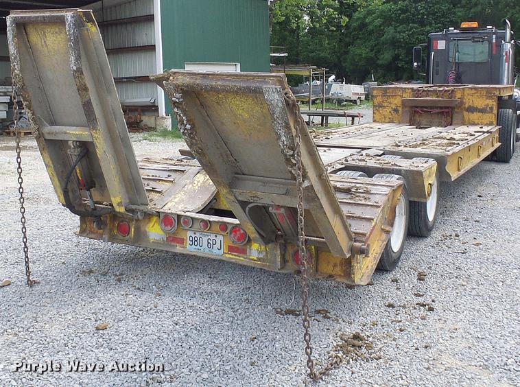 image for item DB2185 2003 Load Craft lowboy equipment trailer