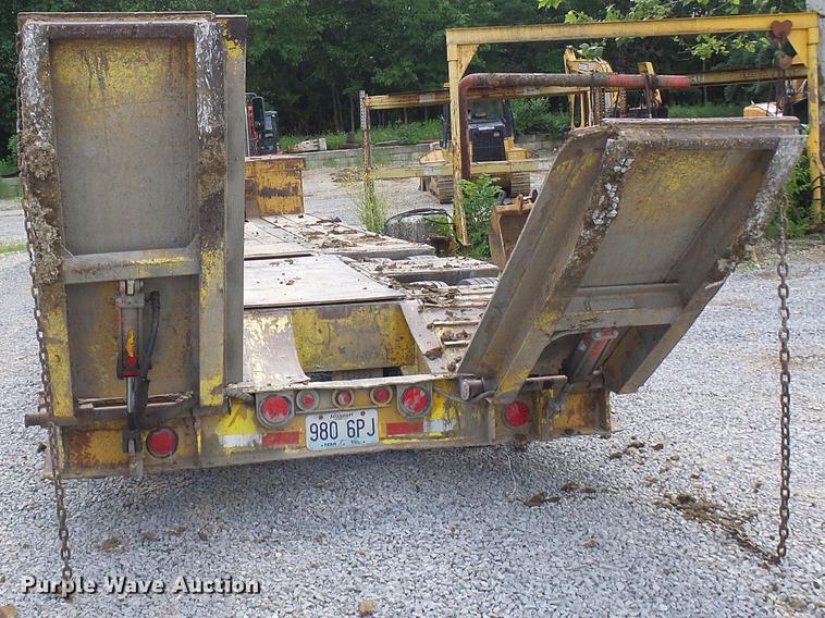 image for item DB2185 2003 Load Craft lowboy equipment trailer