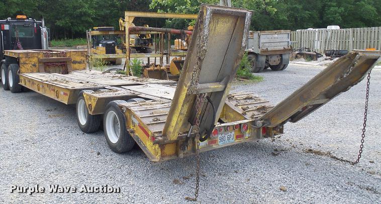 image for item DB2185 2003 Load Craft lowboy equipment trailer