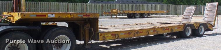 image for item DB2185 2003 Load Craft lowboy equipment trailer