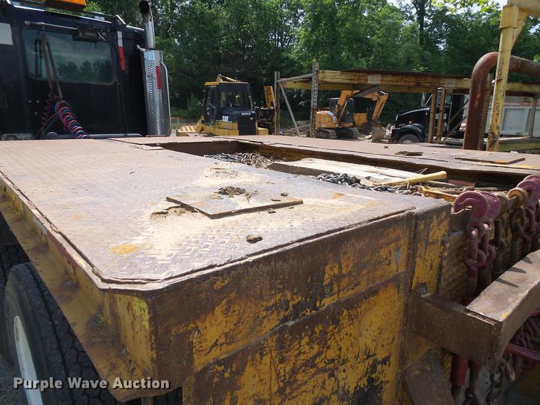image for item DB2185 2003 Load Craft lowboy equipment trailer