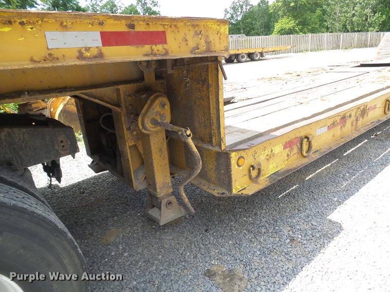 image for item DB2185 2003 Load Craft lowboy equipment trailer