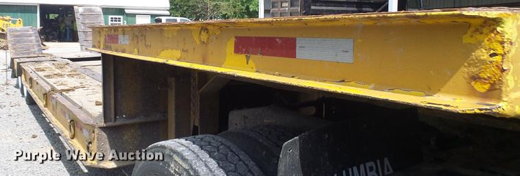 image for item DB2185 2003 Load Craft lowboy equipment trailer
