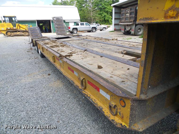 image for item DB2185 2003 Load Craft lowboy equipment trailer