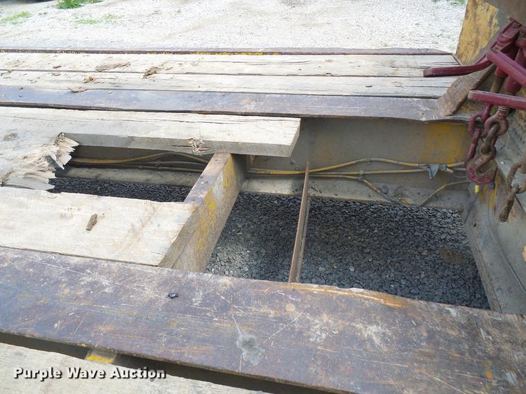 image for item DB2185 2003 Load Craft lowboy equipment trailer