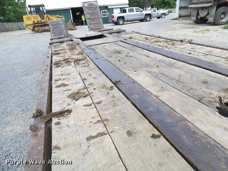 image for item DB2185 2003 Load Craft lowboy equipment trailer