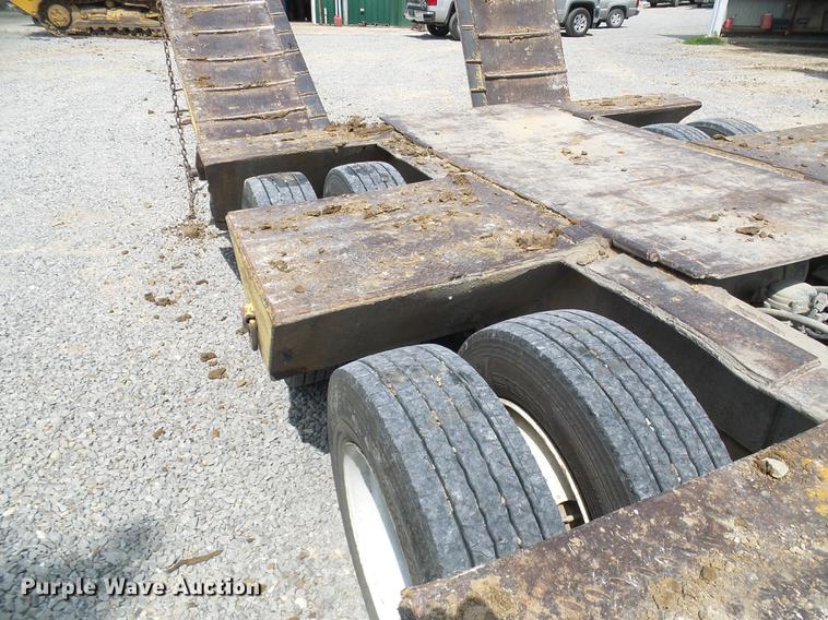 image for item DB2185 2003 Load Craft lowboy equipment trailer