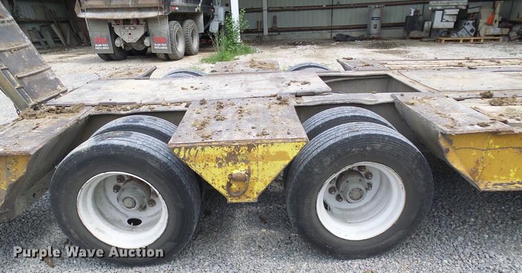 image for item DB2185 2003 Load Craft lowboy equipment trailer