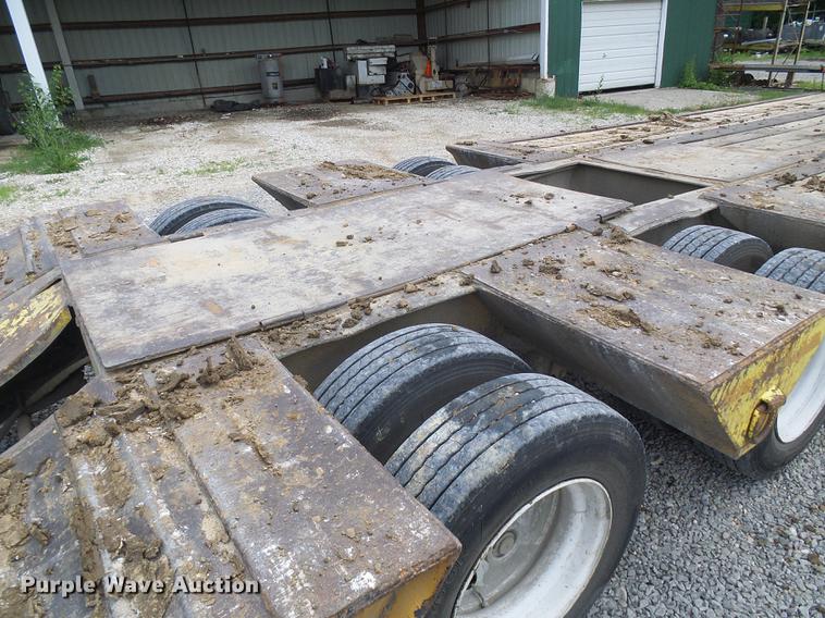 image for item DB2185 2003 Load Craft lowboy equipment trailer