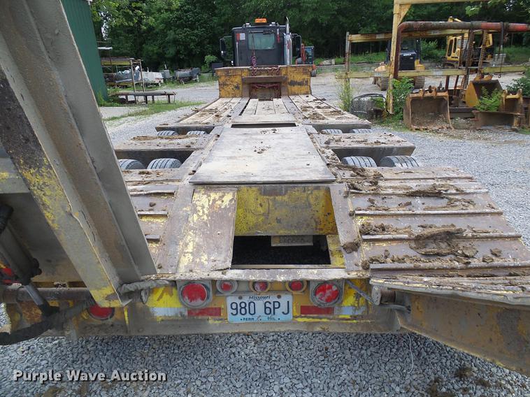 image for item DB2185 2003 Load Craft lowboy equipment trailer