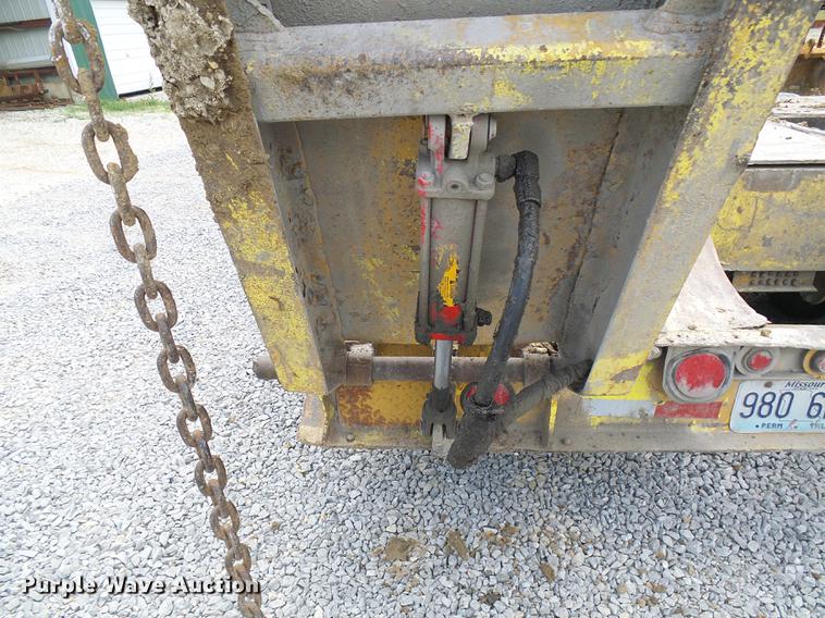 image for item DB2185 2003 Load Craft lowboy equipment trailer