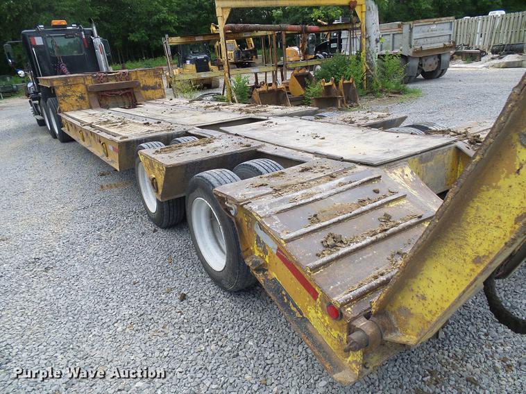 image for item DB2185 2003 Load Craft lowboy equipment trailer
