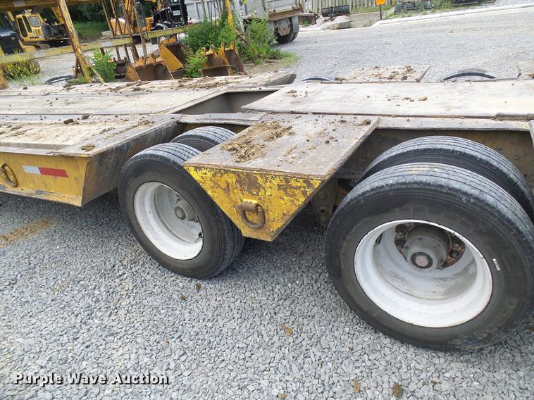 image for item DB2185 2003 Load Craft lowboy equipment trailer