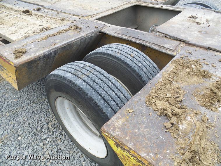 image for item DB2185 2003 Load Craft lowboy equipment trailer