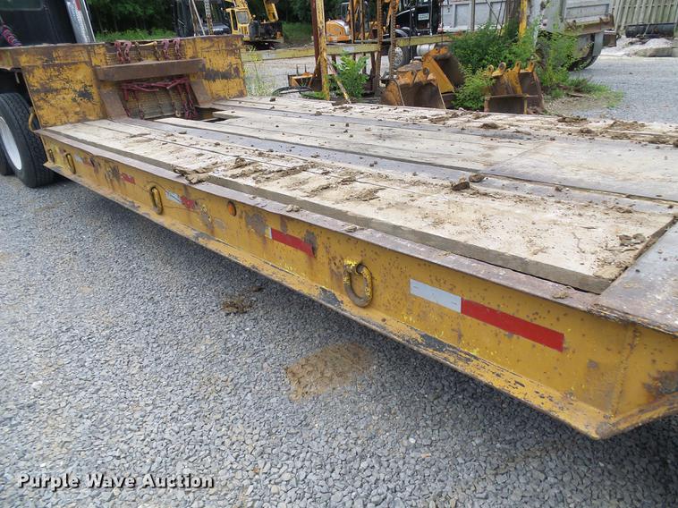 image for item DB2185 2003 Load Craft lowboy equipment trailer