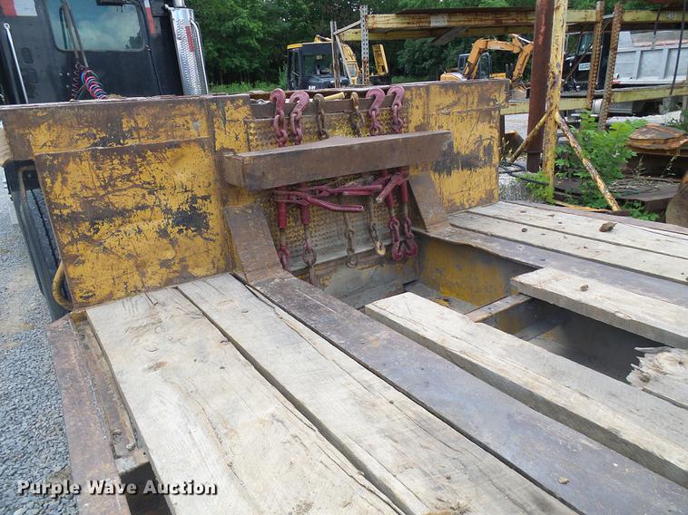 image for item DB2185 2003 Load Craft lowboy equipment trailer