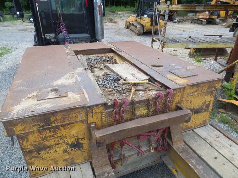 image for item DB2185 2003 Load Craft lowboy equipment trailer
