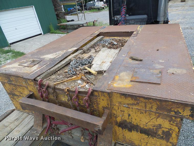 image for item DB2185 2003 Load Craft lowboy equipment trailer