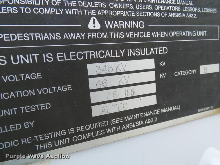 image for item DB2187 2006 International 4300 bucket truck