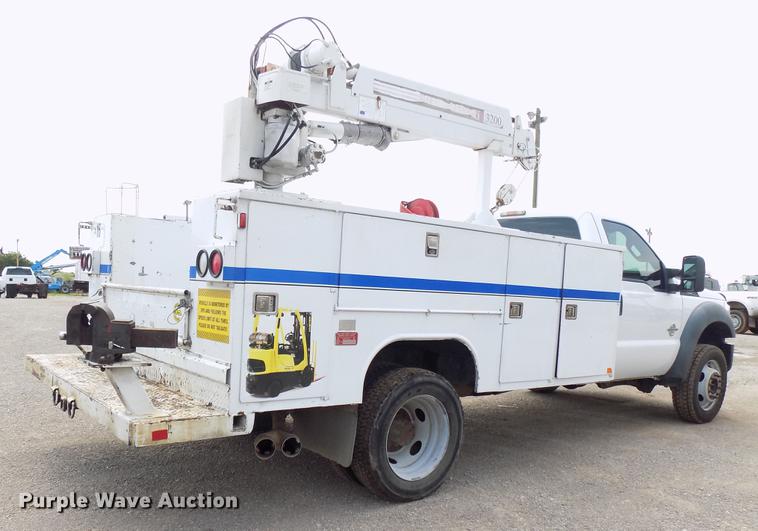 image for item DB9518 2011 Ford F450 Super Duty utility truck with crane