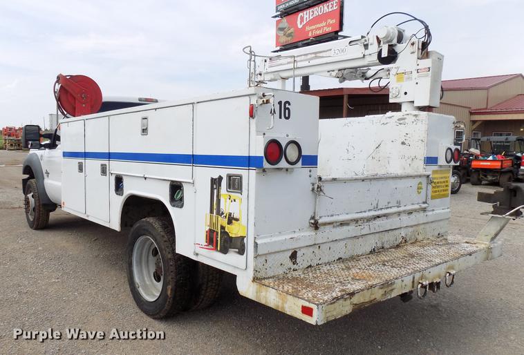 image for item DB9518 2011 Ford F450 Super Duty utility truck with crane