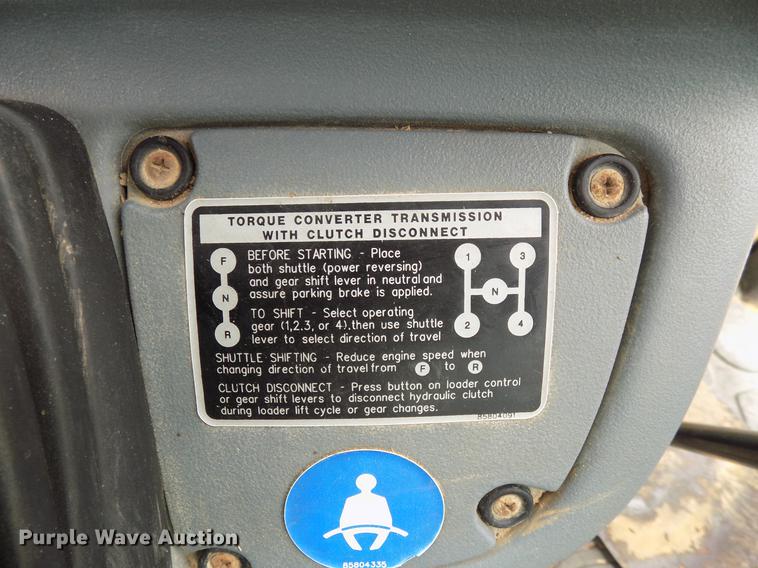 image for item DB9536 1997 New Holland 555E backhoe