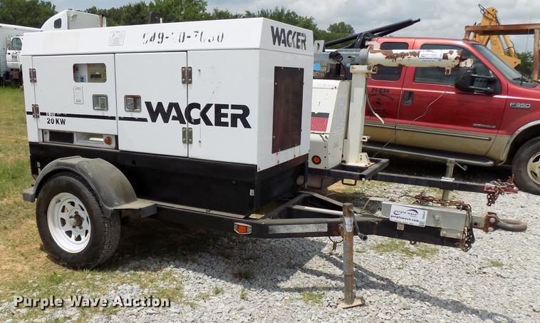 image for item DB9541 2007 Wacker MGT1S generator