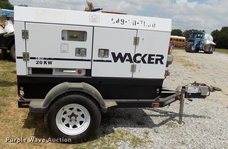 image for item DB9541 2007 Wacker MGT1S generator
