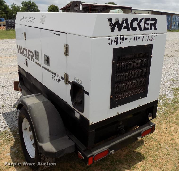 image for item DB9541 2007 Wacker MGT1S generator