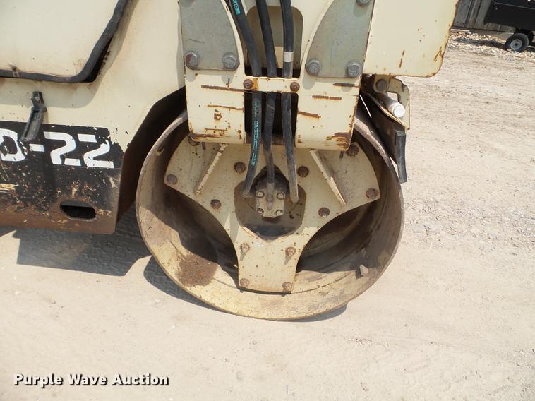 image for item DC4570 1998 Ingersoll Rand DD-22 double drum vibratory roller