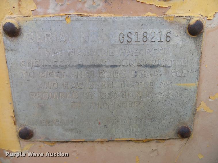 image for item DD6034 1975 American 599-C crane